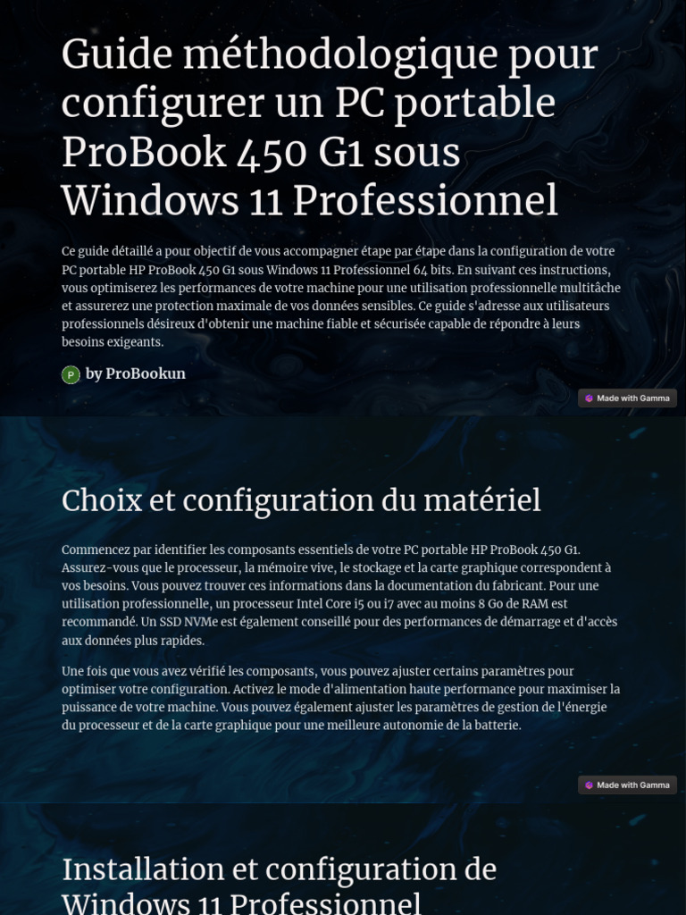 Pc Portable Configurer