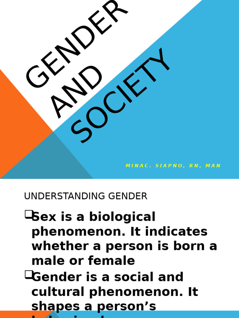 Gender and Society INTRODUCTION | PDF | Patriarchy | Social Science