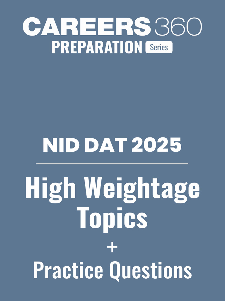 NID DAT 2025 BDes Exam Prep Guide | PDF | Composition (Visual Arts) | Art