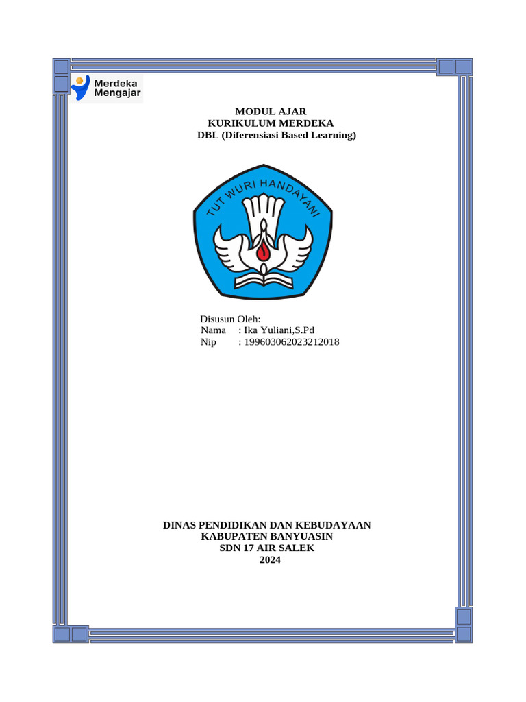 Sintak Diferensiasi Based Learning