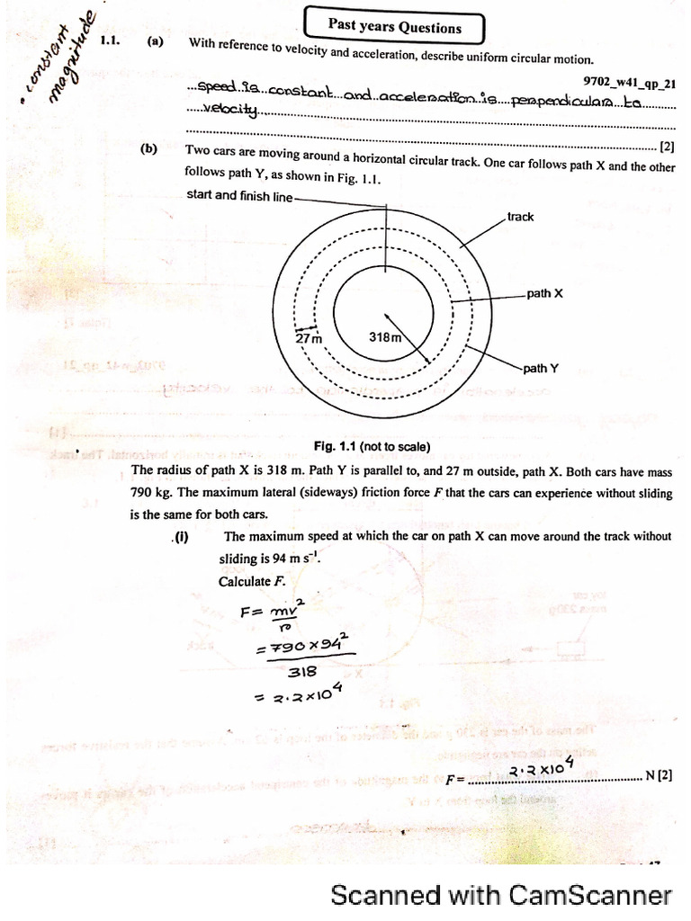 Circular Motion Hw Pdf