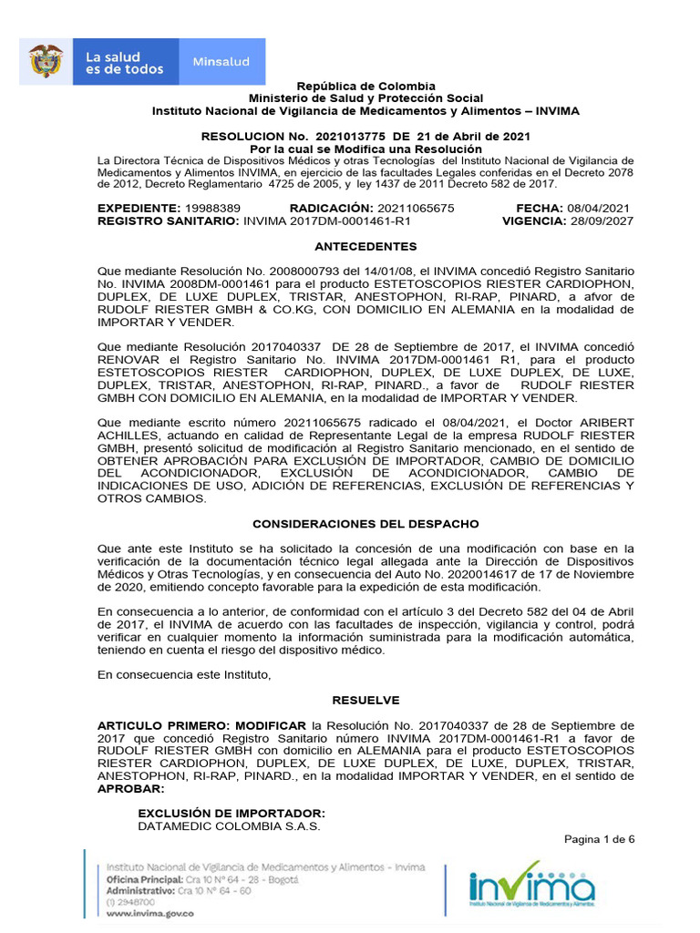 Invima | PDF