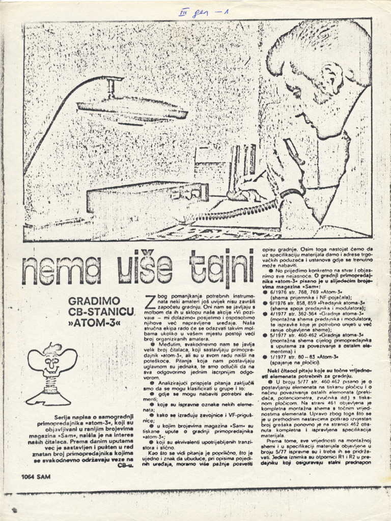 Atom3 - 3 - SAM Svoj Majstor 1979 | PDF