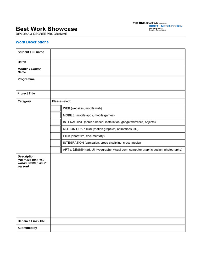 Work Descriptions | PDF