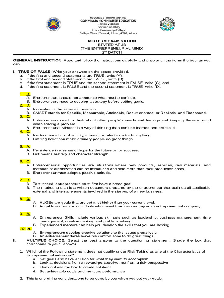 Btvted at 3B 3RD Batch | PDF