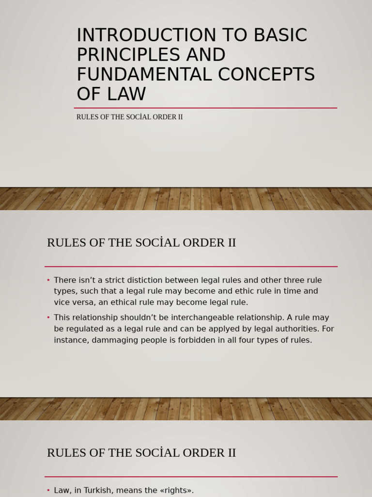 Rules of The Social Order II | PDF