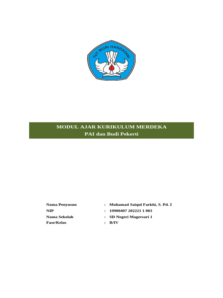 Modul Kelas 4 Pdf