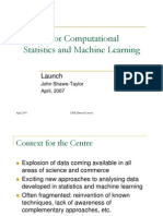 John Shawe-Taylor - Centre For Computational Statistics and Machine Learning