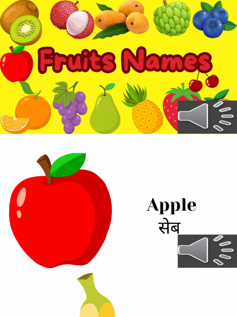 Fruits Names | PDF