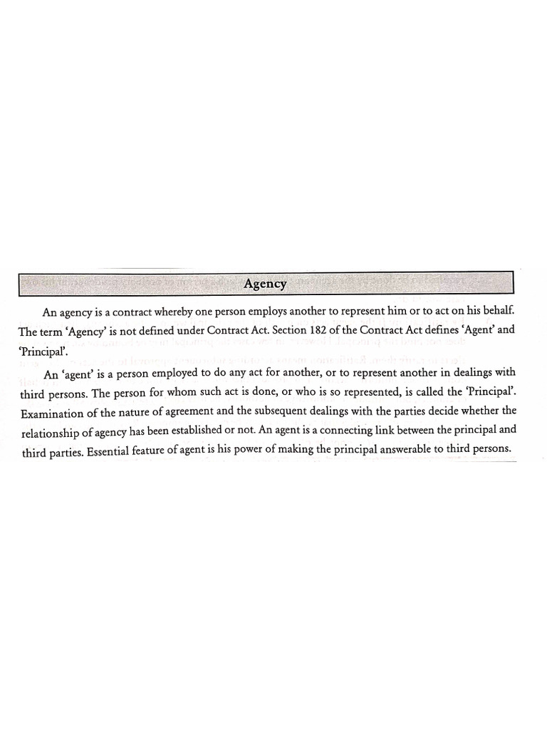 Terminatio of Agency | PDF