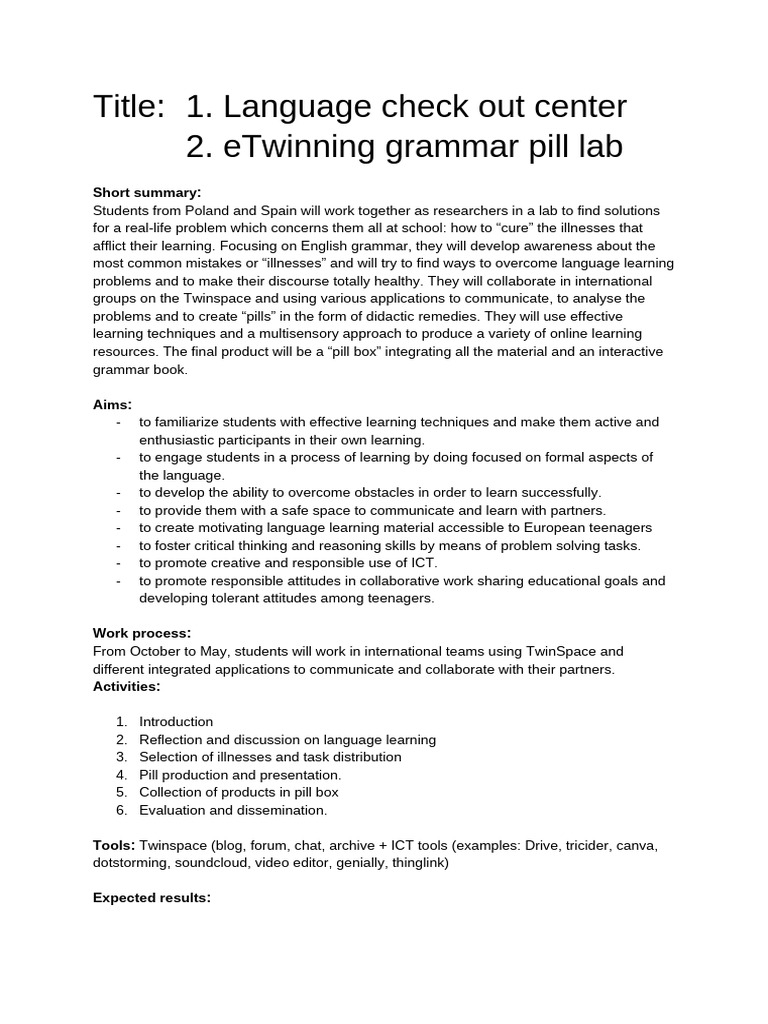 Grammar Pills | PDF