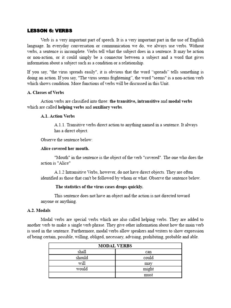 Lesson 6 | PDF