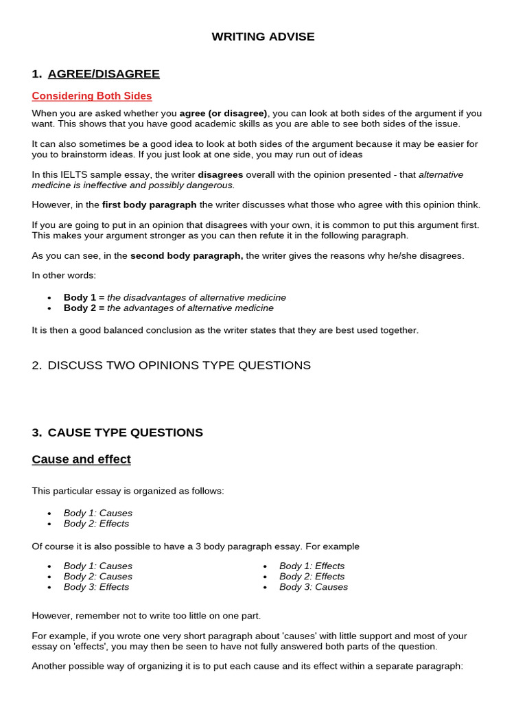 Writing Advise | PDF