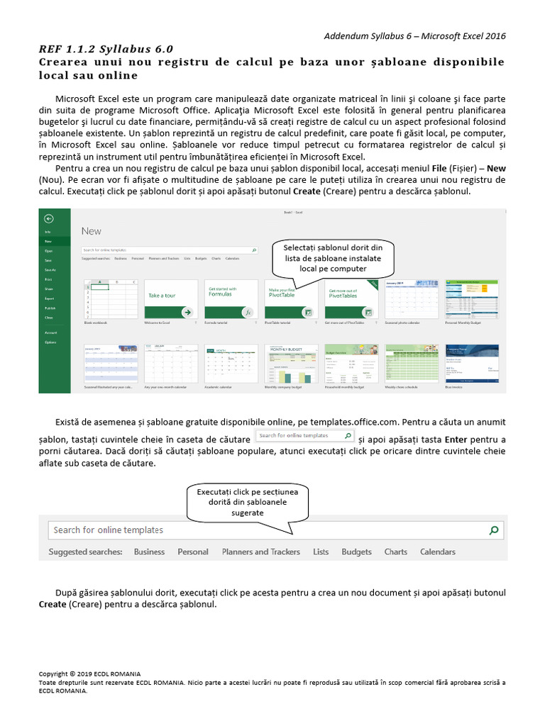 Addendum Syllabus 6 - Excel 2016 | PDF