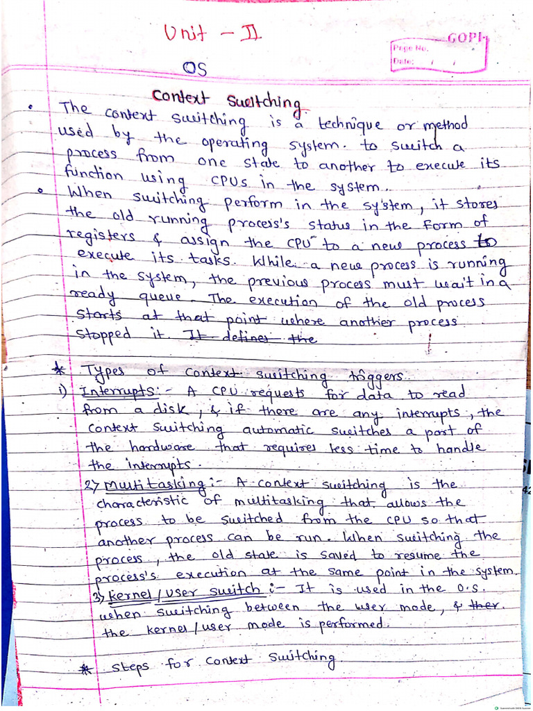 Contextswitching 1 Pdf