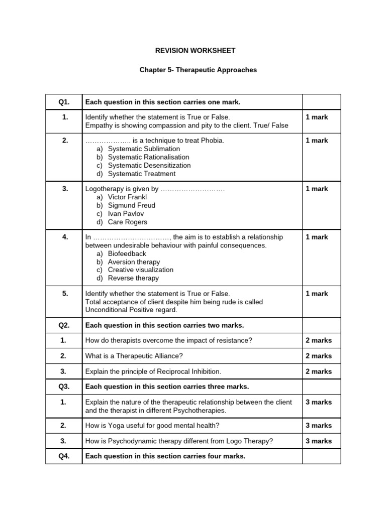 Chapter+5 +Therapeutic+Approaches+ | PDF