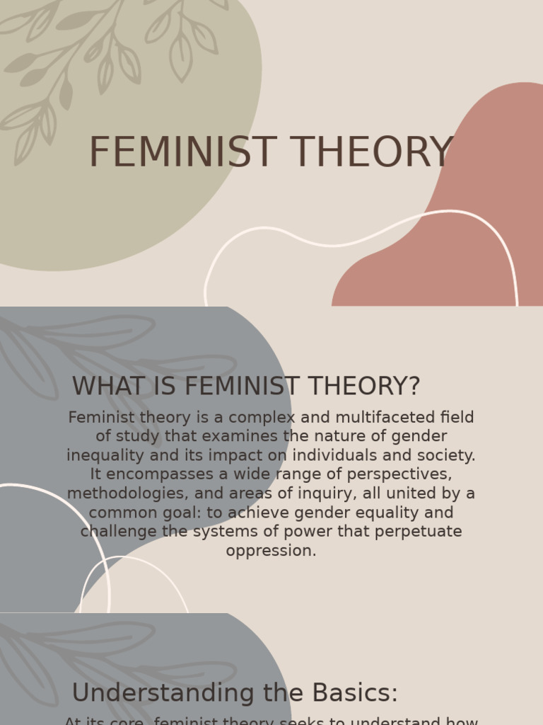 Understanding Feminist Theory Basics | PDF | Gender Studies | Feminism