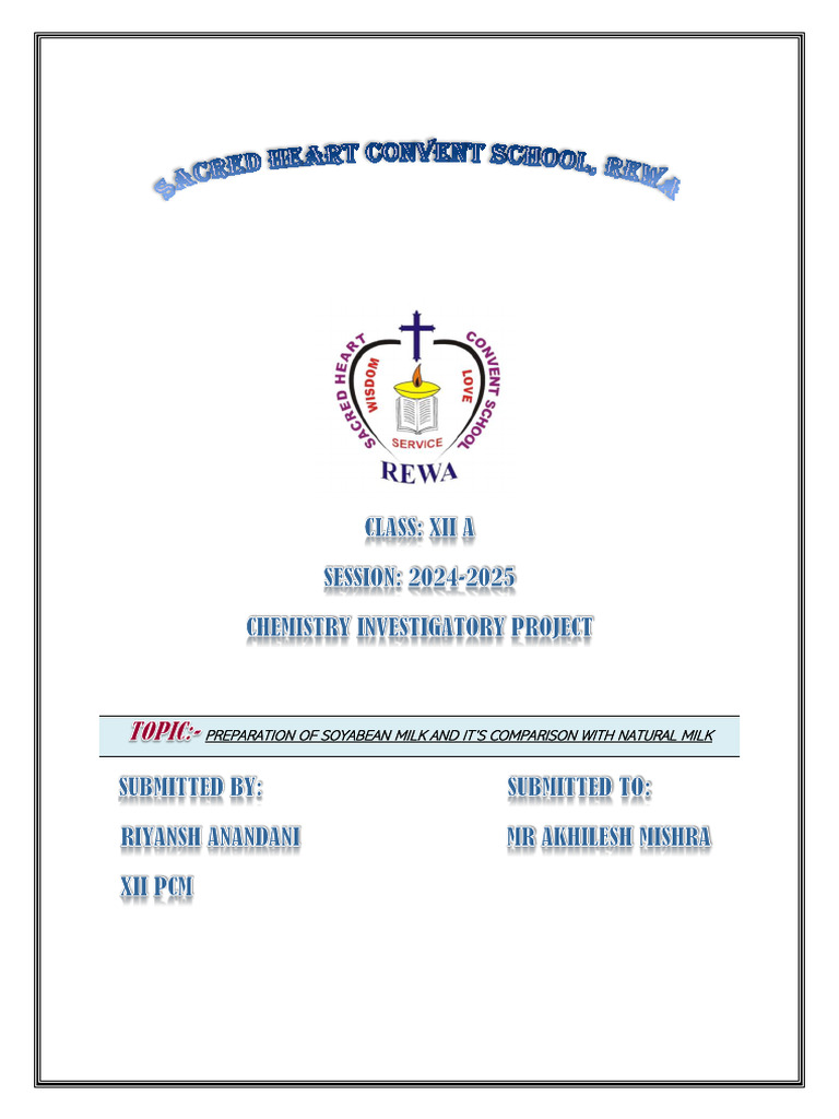 Chemistry AI PROJECT CLASS XII | PDF