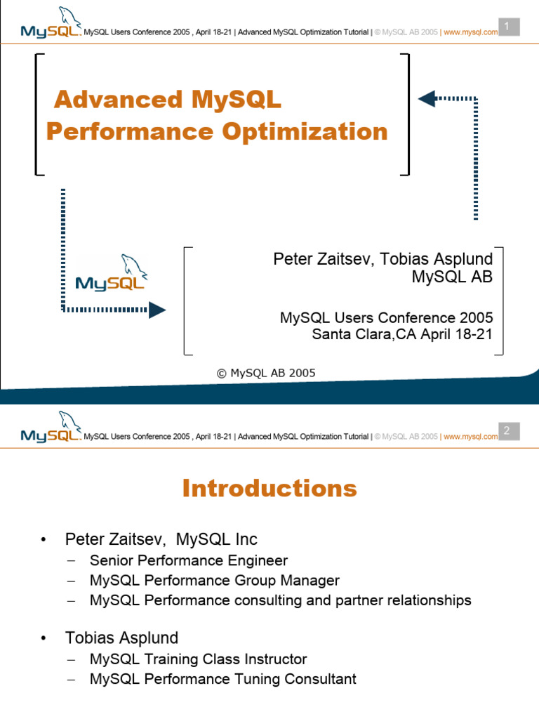 0179 Advanced Mysql Performance Optimization | PDF | Cache (Computing ...