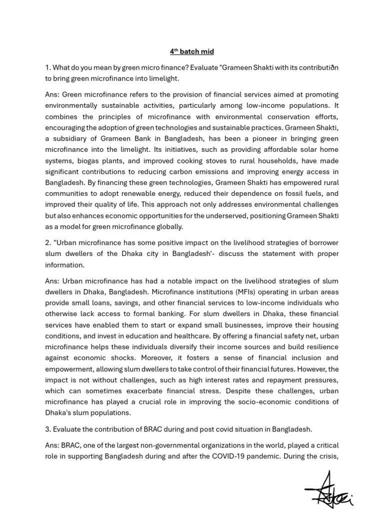 MFIs | PDF