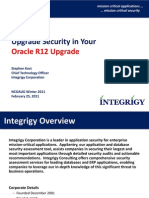 Upgrade Security in Your r12 Upgrade