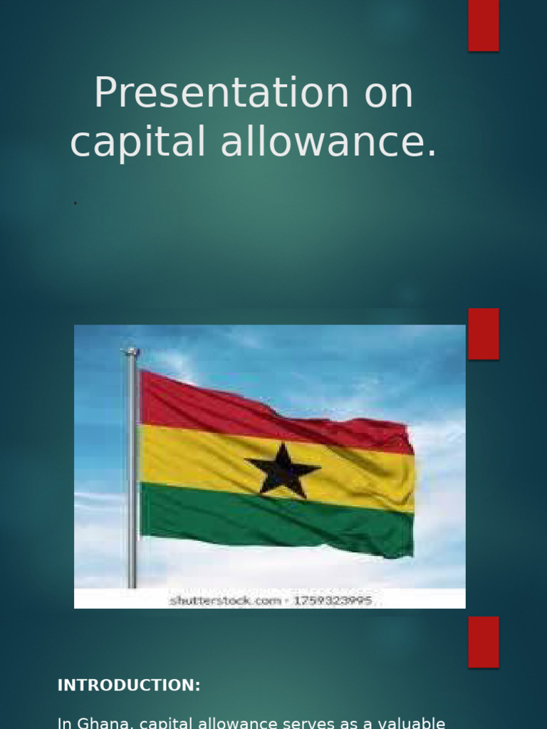 Presentation To Cover All Aspects of Capital Allowance-New | PDF