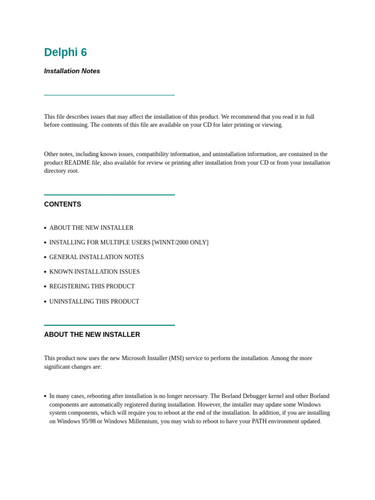 Install | PDF