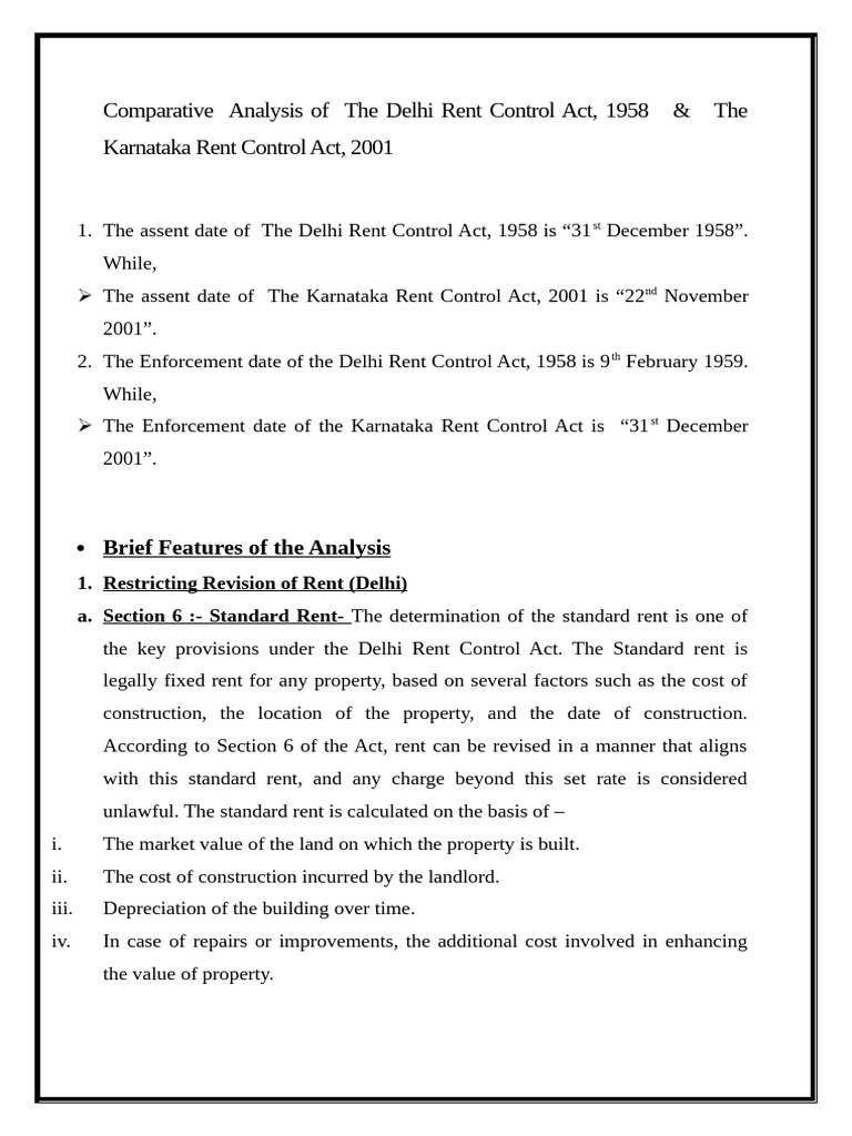 Rent Control Definition Law