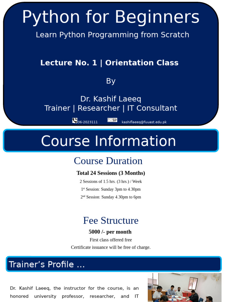 Lecture - 1 | PDF