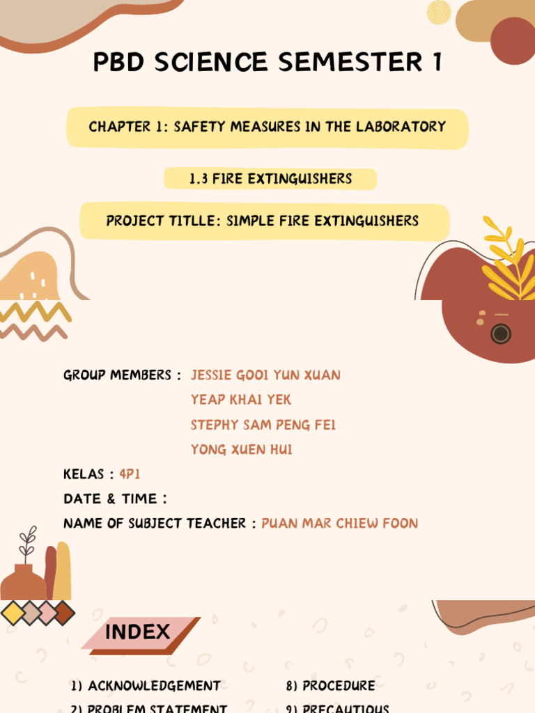 PBD Science Semester 1 | PDF