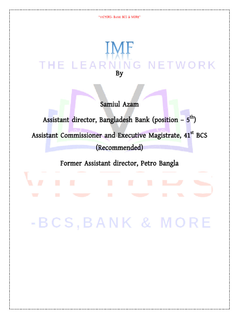 IMF | PDF