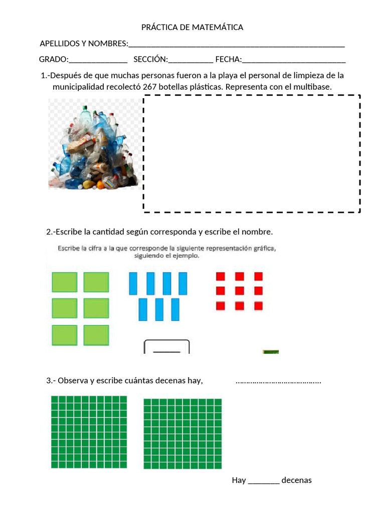 Práctica de Matemática | PDF