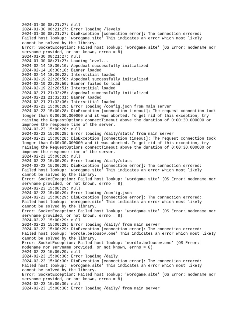 Logs | PDF