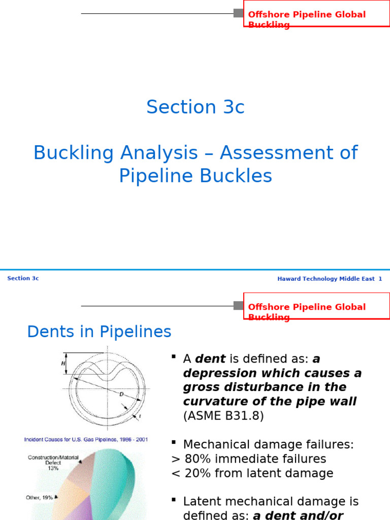 Subsea Dent Inspection Guidelines | PDF | Buckling | Technology ...