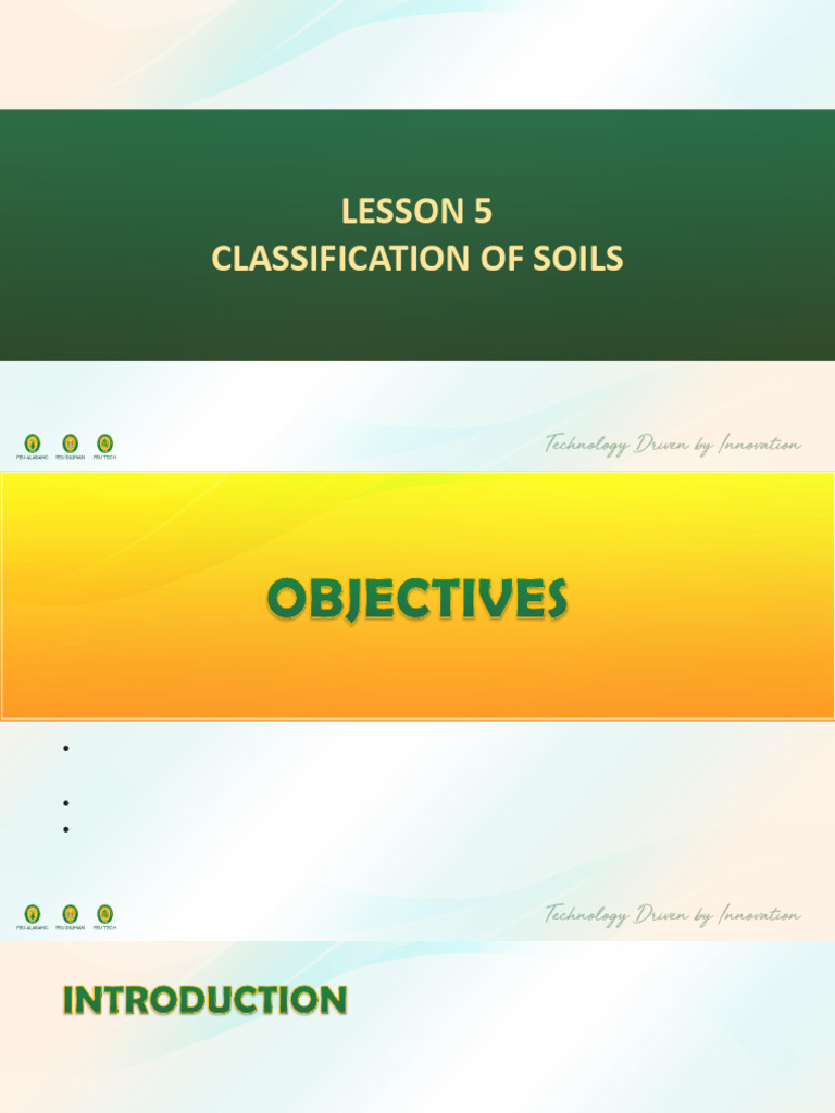 Module 5 Classification Of Soils Pdf