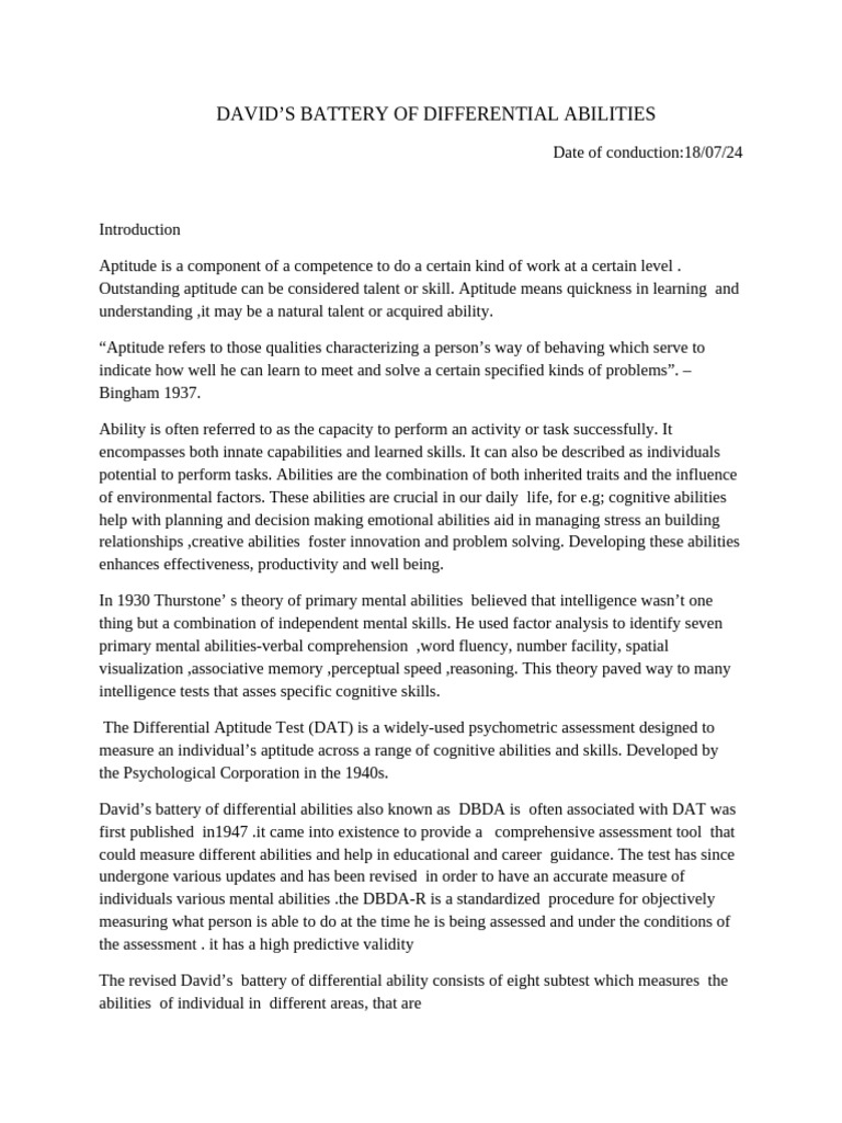 Dbda | PDF