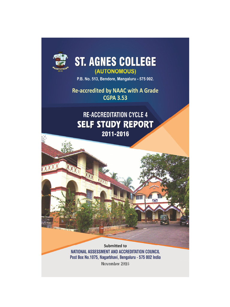 SSR Report ST Agnes College | PDF
