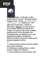 Download Kahlil Gibran in Helsinky by Badrun Nafis SN77852948 doc pdf
