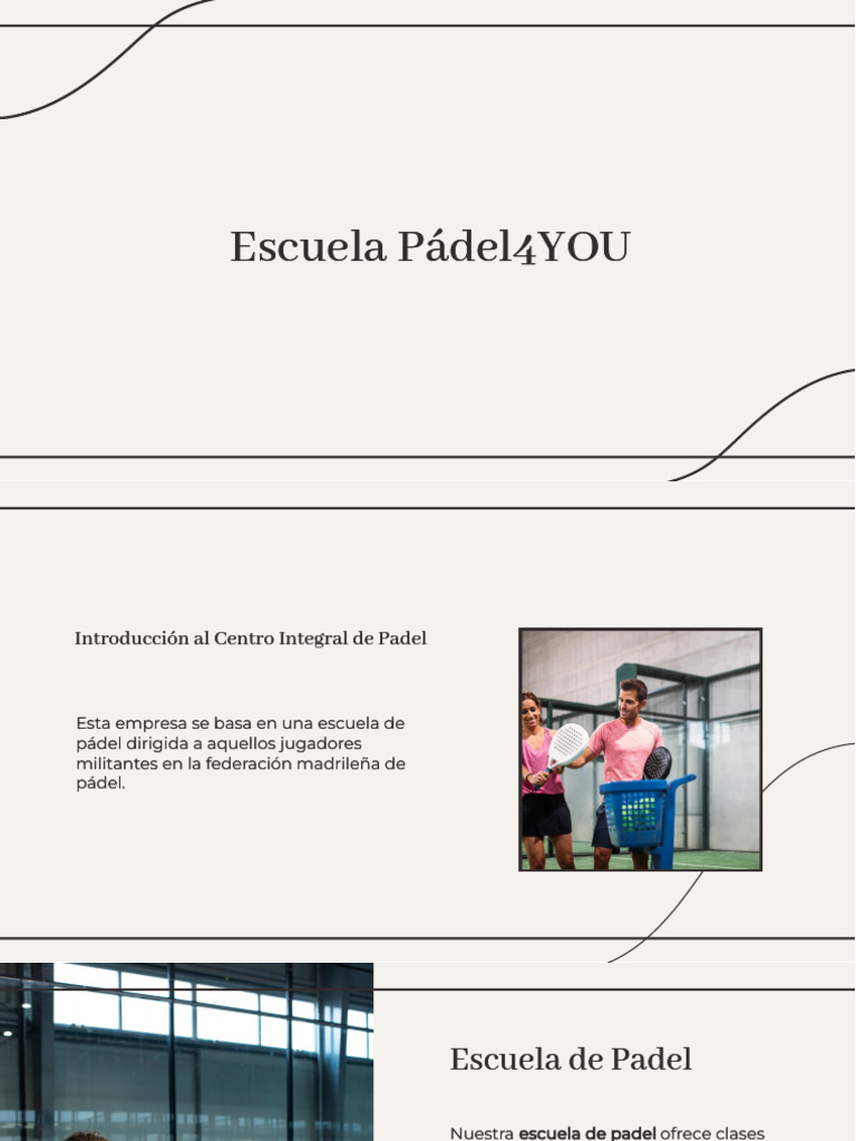 Escuela de Padel | PDF