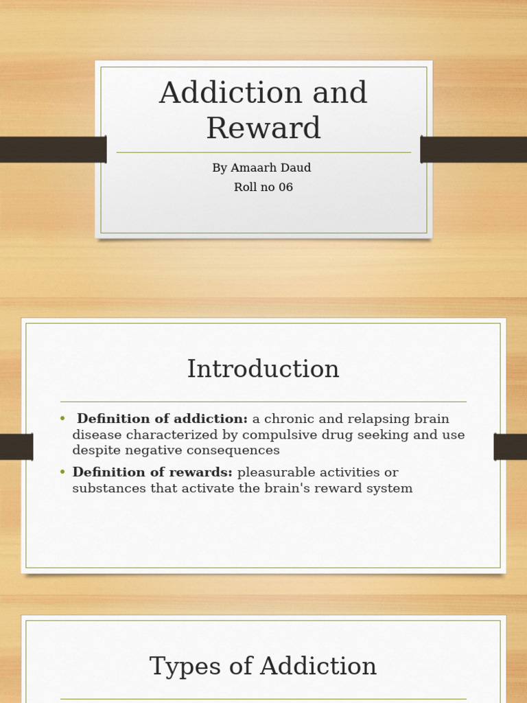 Addiction and Reward | PDF