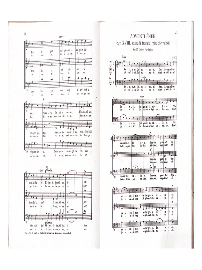 Adventi Ének | PDF