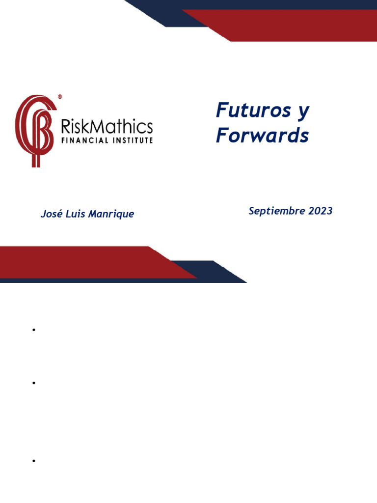 II Módulo de Forwards y Futuros | PDF
