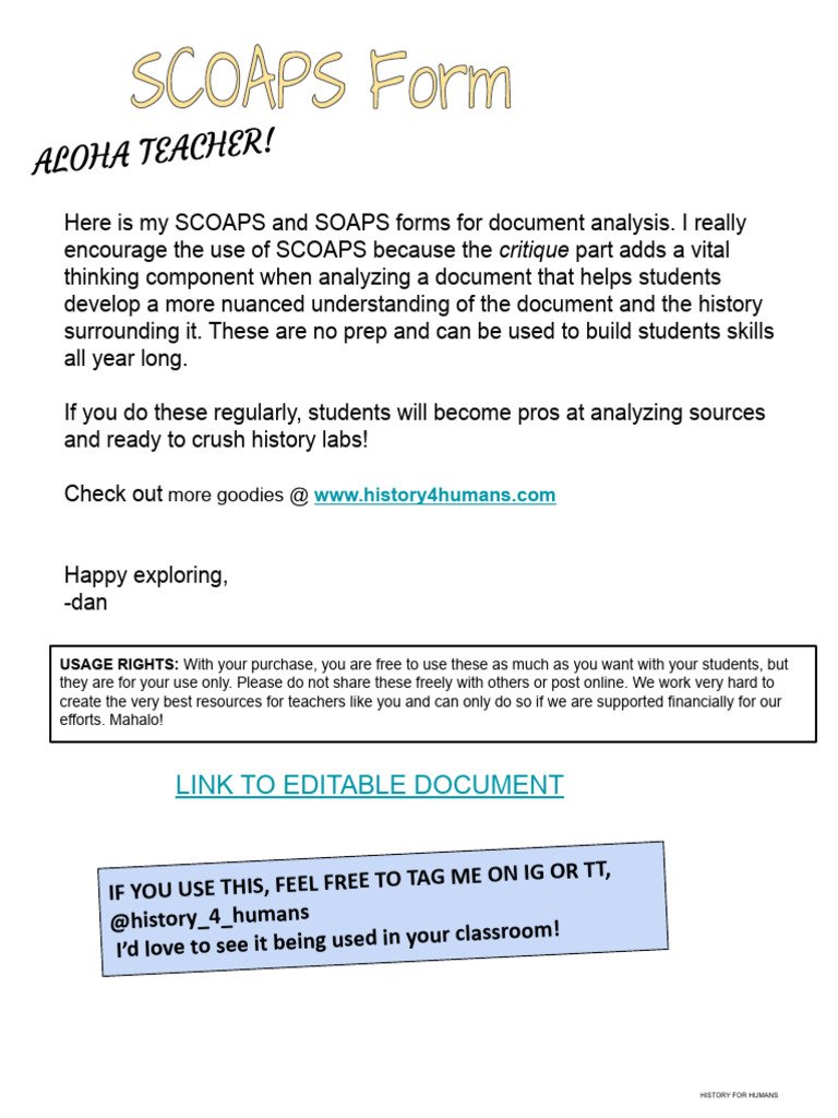 SCOAPS Template | PDF