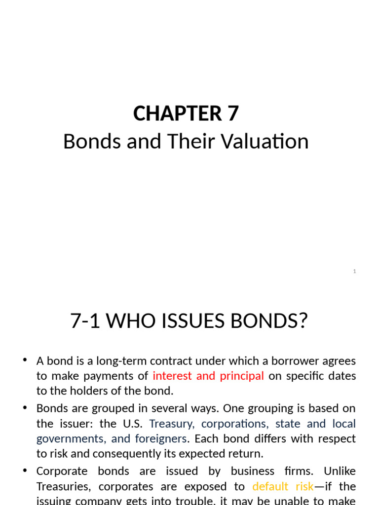 Bond Valuation Pdf