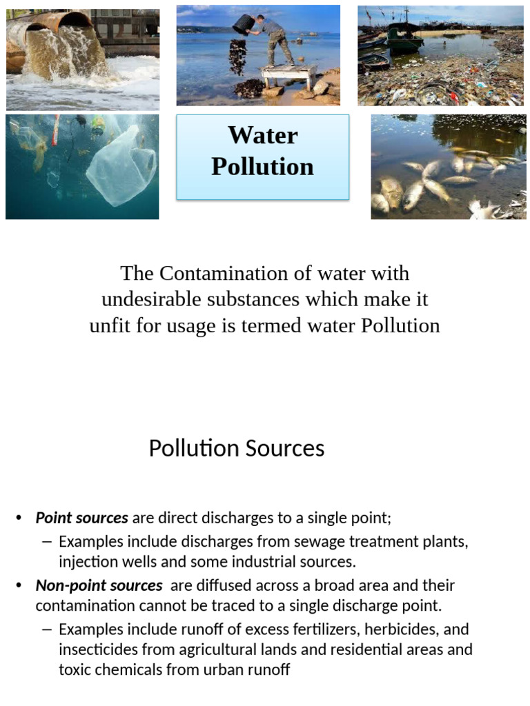 Water Pollution | PDF
