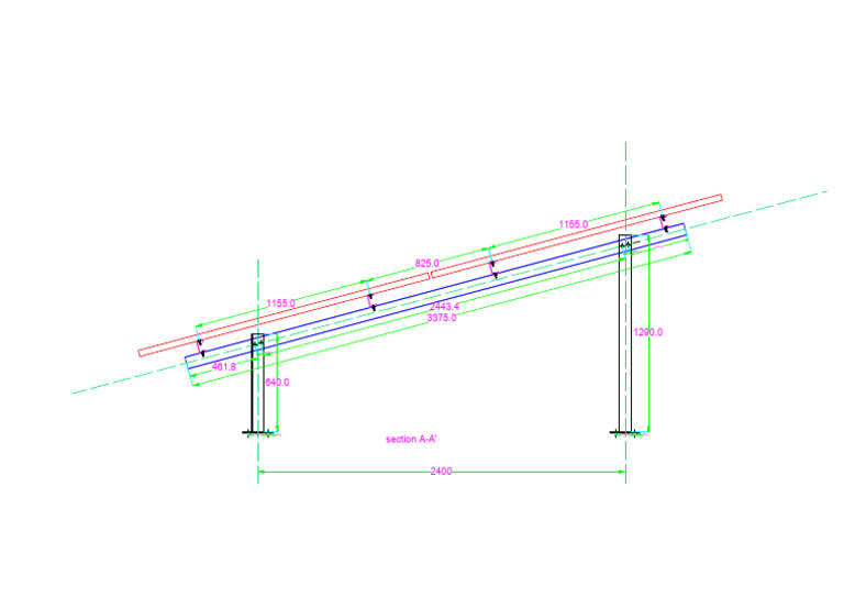 5x2 Table at 15 Degree Section Detail PDF