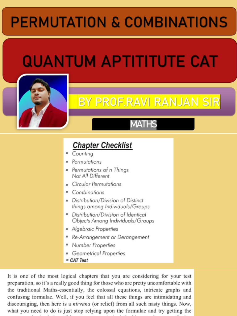 Complete Permutations Combination Qns | PDF