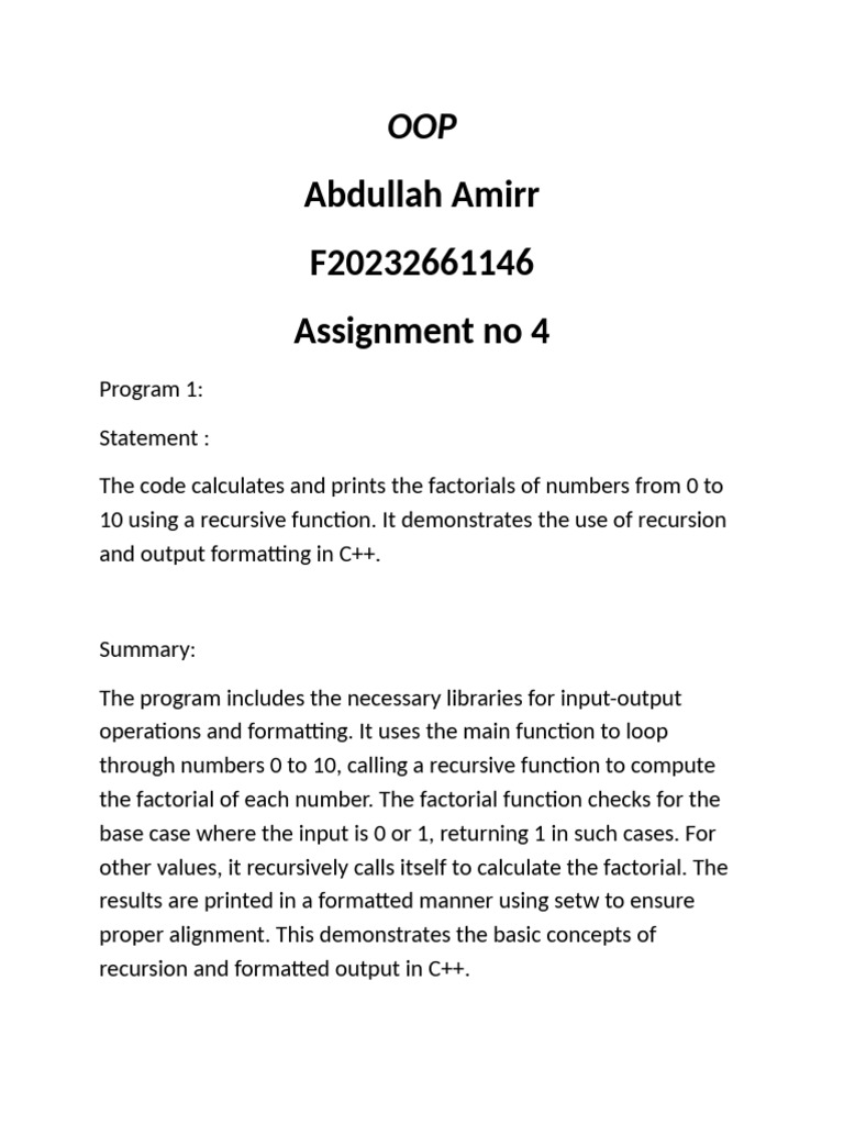 Assignment 4 Solved | PDF