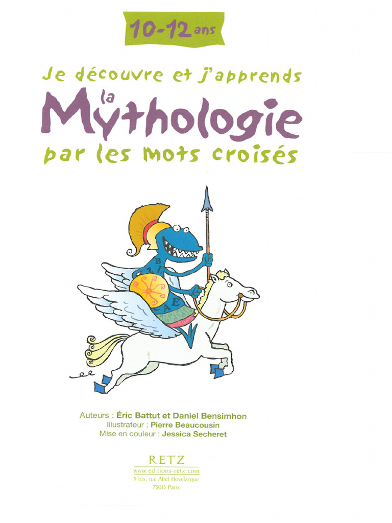 La Mythologie Par Les Mots croisésRETZ PDF — free download
