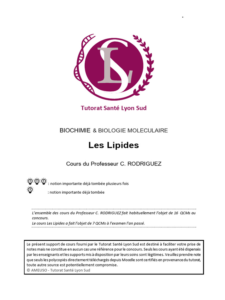 Lipides | PDF